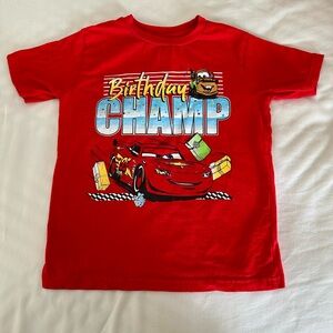 Disney Red Birthday Champ Cars T-Shirt
